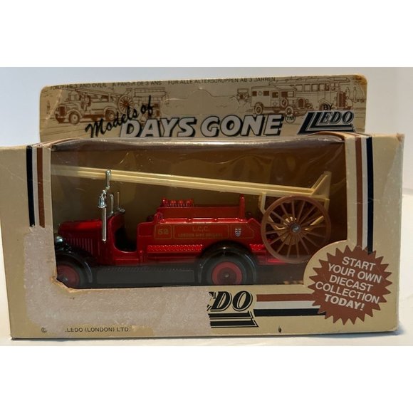Lledo Diecast Models of Days Gone, NEW in Original Box London Fire Brigade Truck - Picture 1 of 4
